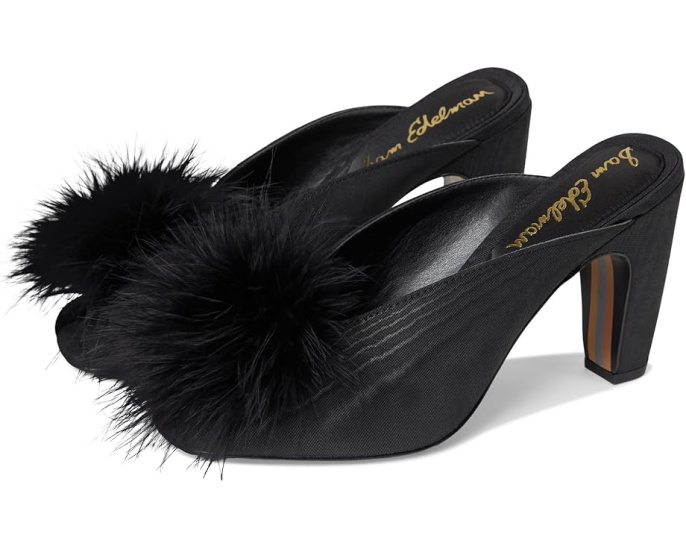 Туфли Witney с меховым помпоном и квадратным носком Sam Edelman