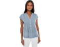 Блуза Voile Voyage Cross Stitch с коротким рукавом Tommy Bahama