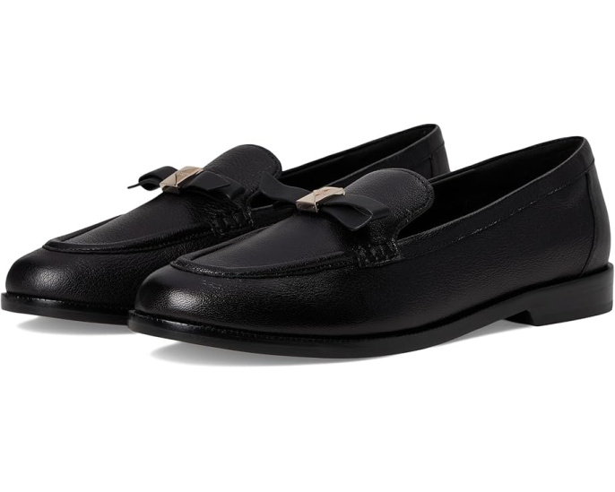 Лоферы Kate Spade New York Deco Bow из зернистой кожи