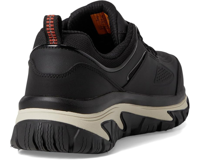 Кроссовки Skechers Arch Fit Road Walker Comp Toe черные с композитным носком