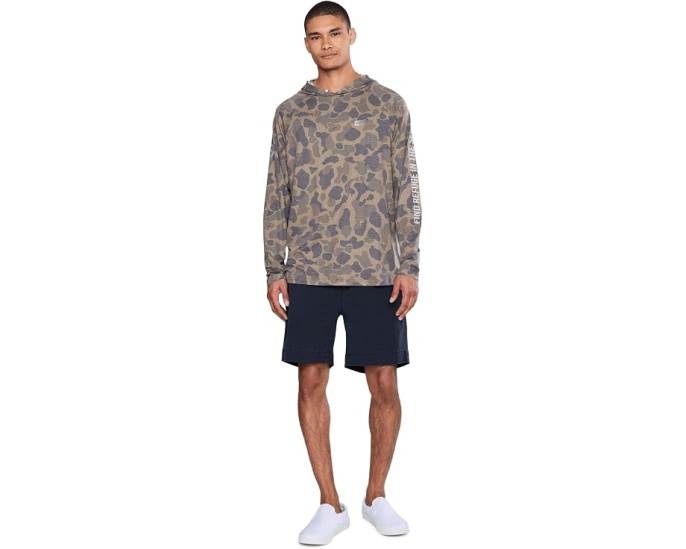 Худи Salty Crew Mariner Lite UV Hood на кнопках с защитой UPF 50+