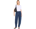 Брюки Eileen Fisher Stretch Denim из хлопка с разрезами на щиколотках