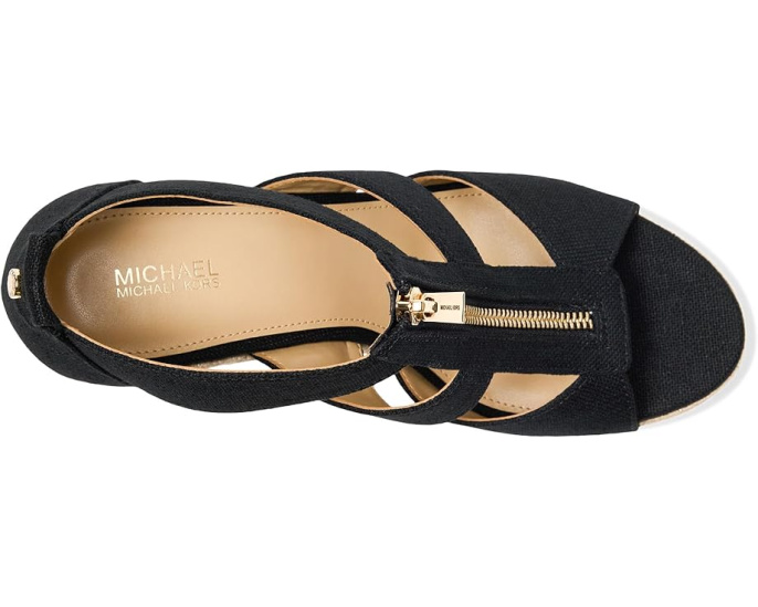 Сандалии Etta Wedge на танкетке с платформой из джута MICHAEL Michael Kors