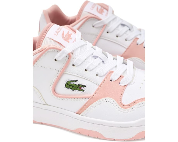Кроссовки Lacoste Courtcage Set для детей с контрастной окантовкой