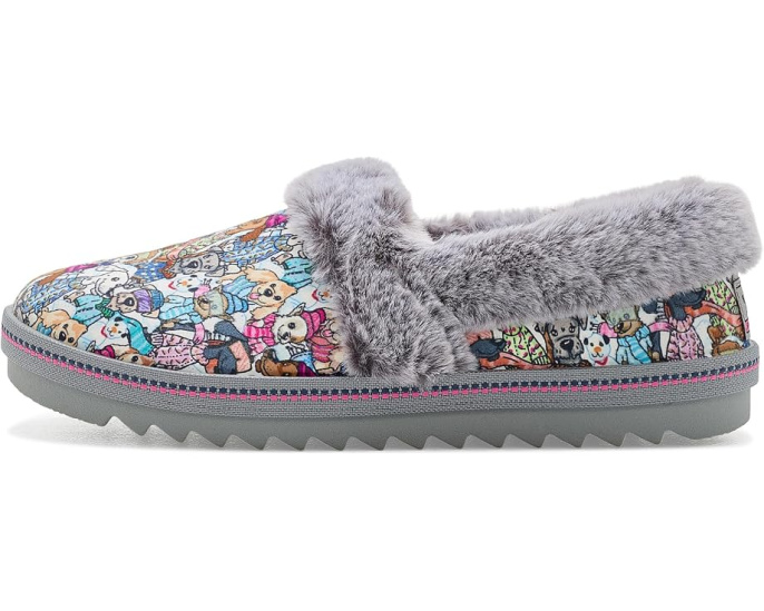 Тапочки BOBS from SKECHERS Cozy Kiss с принтом собак