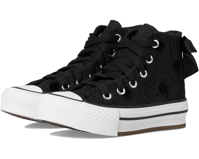 Converse Kids кроссовки Chuck Taylor All Star Lift Bow с бантом и платформой