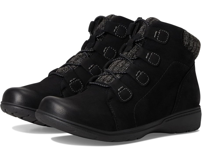 Высокие ботинки Clarks Carleigh Jade из нубука с удобной стелькой