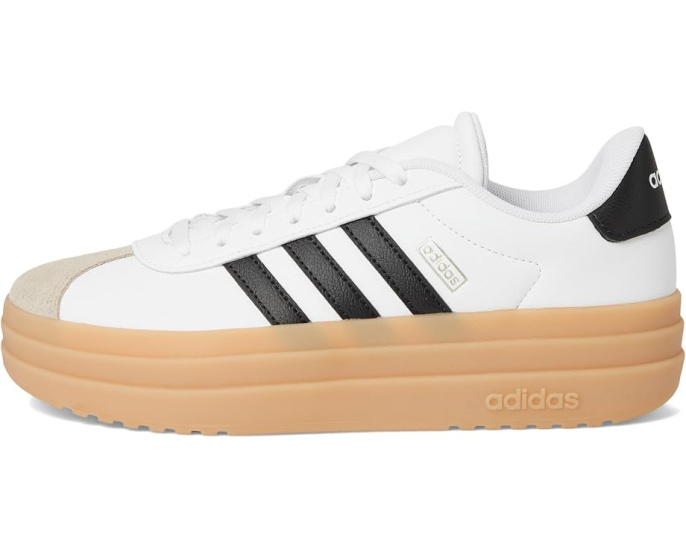Кроссовки Adidas VL Court Bold с платформенной подошвой для подростков