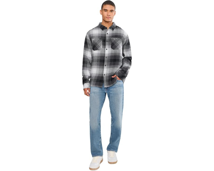 Рубашка Avalon Flannel от Quiksilver с рисунком плед