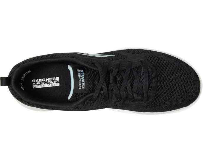 Кроссовки Go Walk Joy Violet от SKECHERS Performance черные с мятным