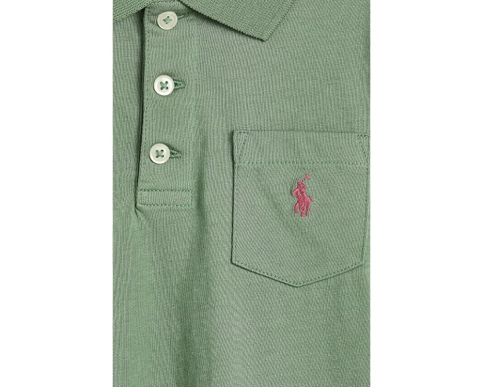 Детское поло Cotton Jersey Pocket Polo Ralph Lauren