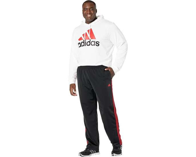 adidas Брюки Essentials с открытым подолом и полосками