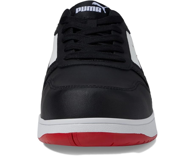 Puma кроссовки Frontcourt Leather Low ASTM EH с композитным носком черные