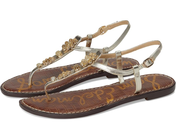 Сандалии-шлепанцы Sam Edelman Gigi Ray с регулируемым ремешком и мягкой стелькой