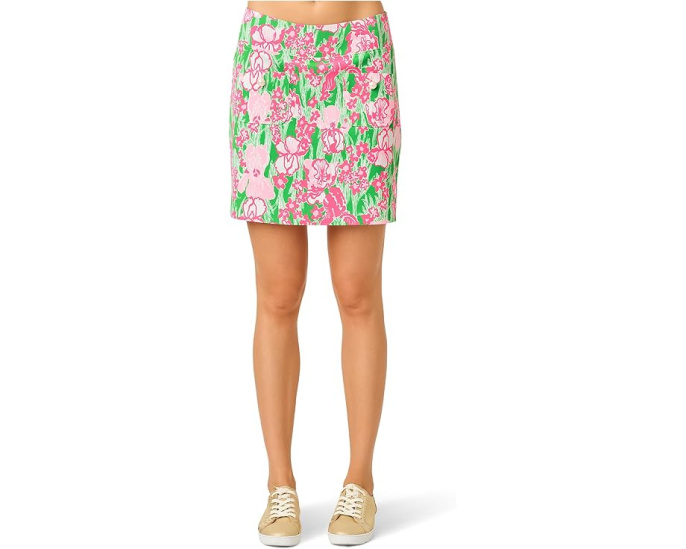 Шорты Monica Pearl с юбкой и защитой UPF 50 от Lilly Pulitzer