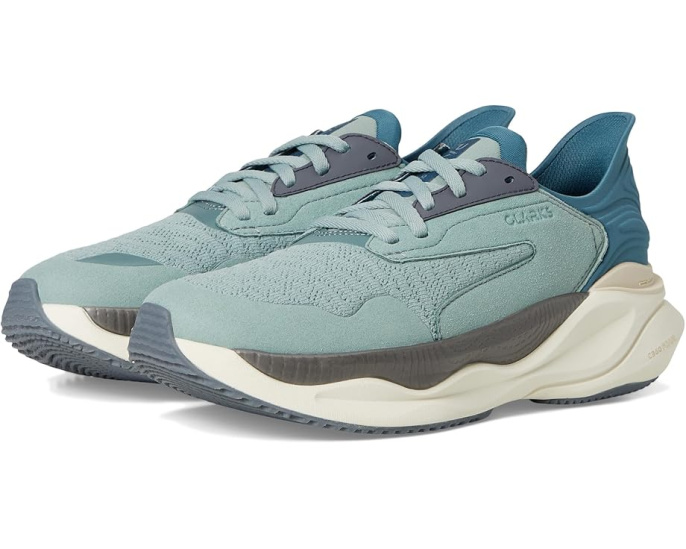 Кроссовки Clarks Pace с технологичной подошвой C360 и тканным верхом