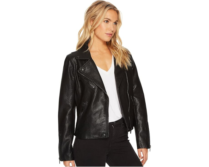 Косуха Blank NYC из искусственной кожи с рельефными швами