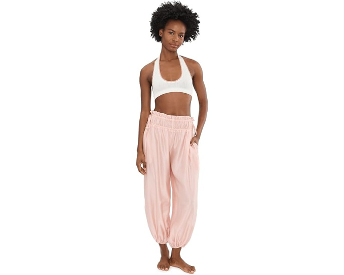 Free People топ Sweet Point Seamless Halt с вырезом