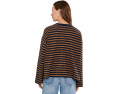 Madewell легкая футболка с длинным рукавом Oversize в полоску