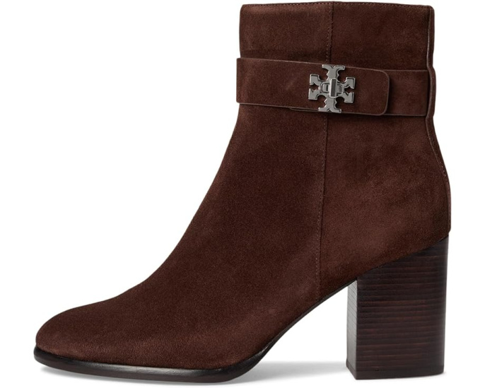 Ботинки Tory Burch Turnlock на каблуке 80 мм с миндалевидным носком