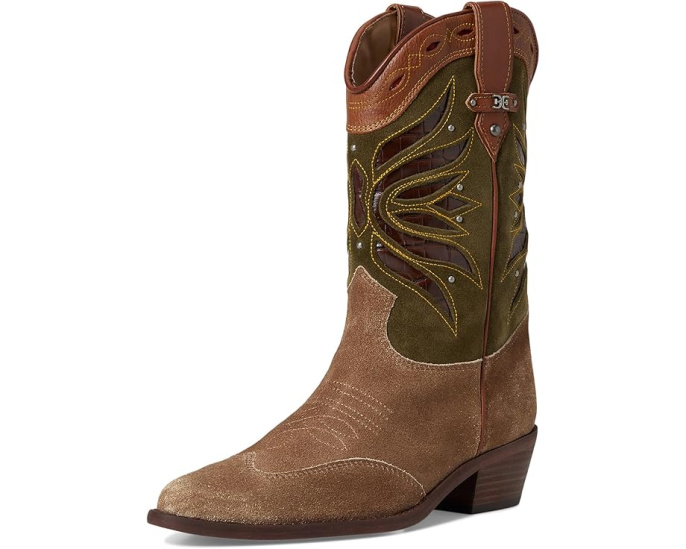 Сапоги Sam Edelman Rylin до икры с ажурными деталями и острым носком
