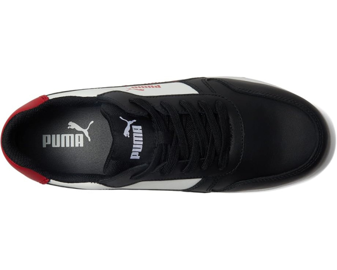 Puma кроссовки Frontcourt Leather Low ASTM EH с композитным носком черные