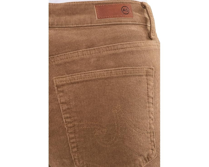AG Jeans Брюки Бринли из вельвета со средней посадкой