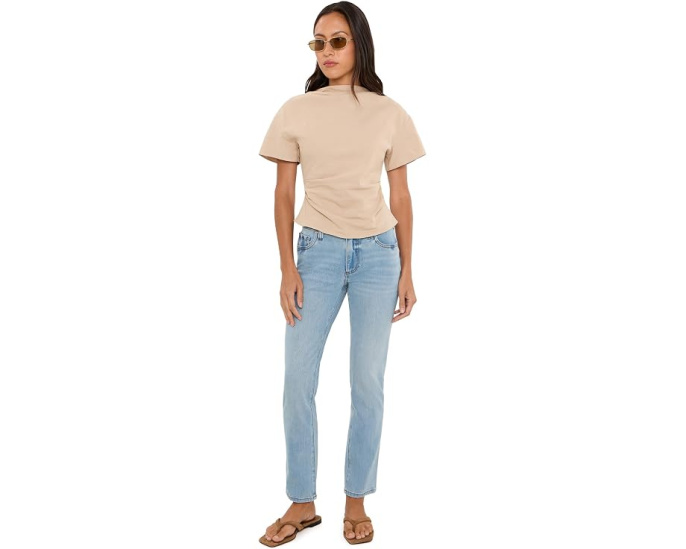 Джинсы Petite Stevie Mid Rise KUT from the Kloth Straight Leg Certify