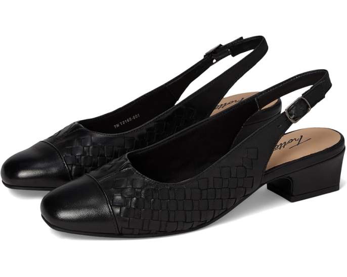 Trotters Dea Woven туфли на каблуке с плетеным верхом