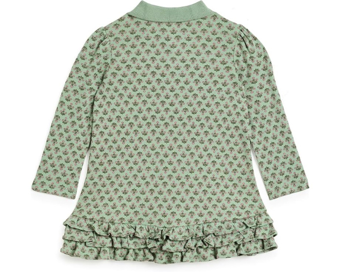 Floral Soft Cotton Polo Dress & Bloomer (Infant)