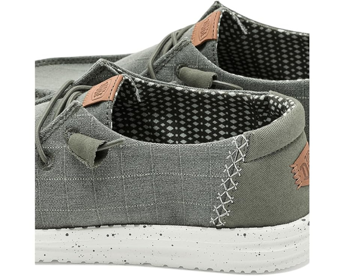 Hey Dude Кеди Wendy Chambray Grid с клетчатым принтом