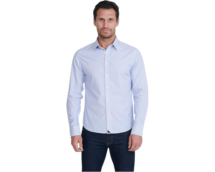 Сорочка UNTUCKit Bordeaux с длинным рукавом и эффектом немнущейся ткани