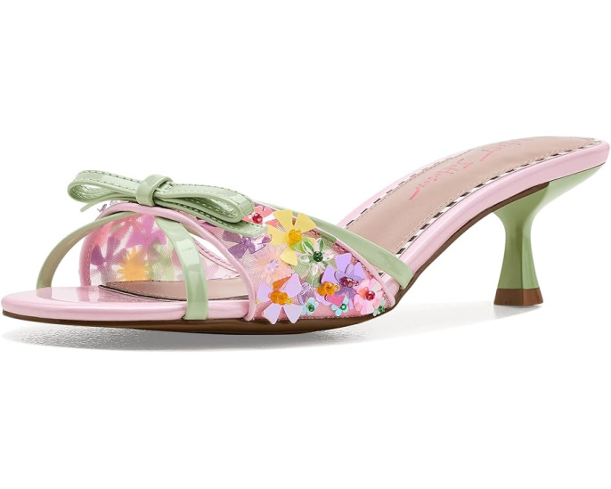 Blue by Betsey Johnson Мюли на каблуке Shirley с бантом и нежным оттенком