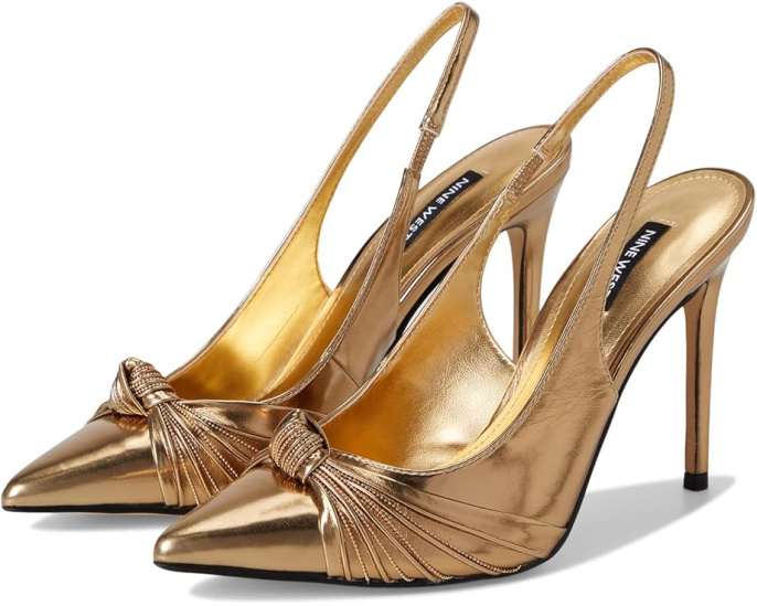 Туфли Nine West Faive на высоком каблуке-шпильке с узлом на носке