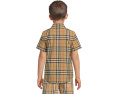 Детская рубашка Owen с коротким рукавом в клетку Burberry Kids