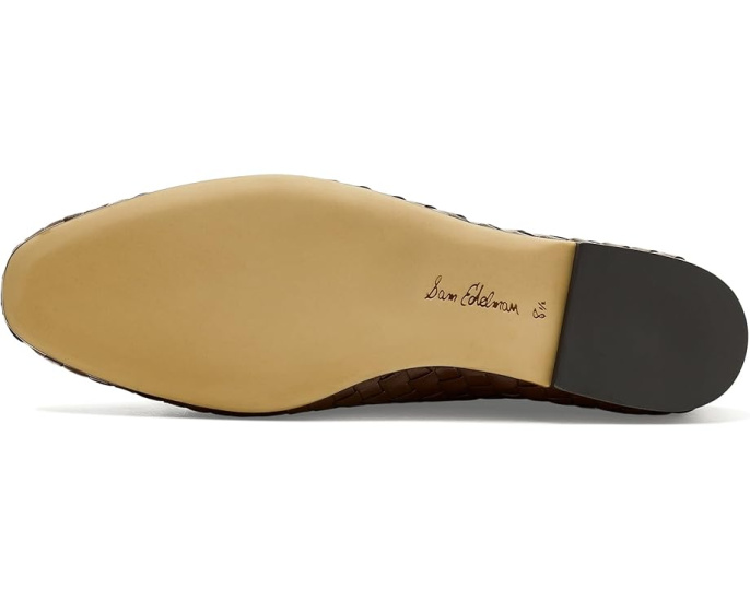 Балетки Sam Edelman Ruthie с плетеной кожей и квадратным носком