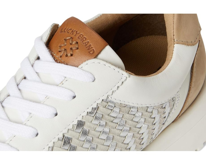 Кроссовки Lucky Brand Deva Woven Leather с плетеными деталями