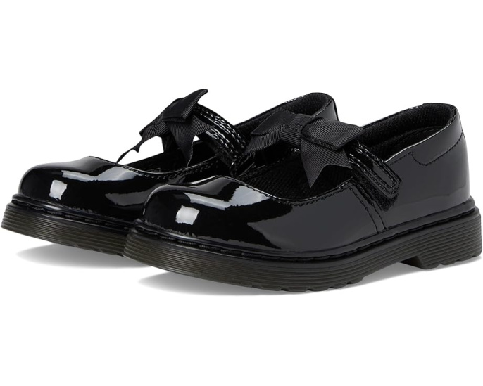 Детские сандалии Maccy II T от Dr. Martens с бантом и липучкой
