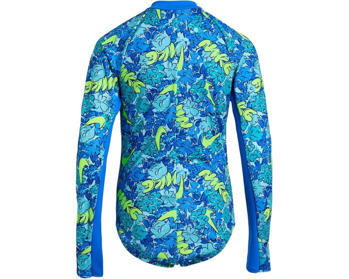 Детский купальник Nike Kids Doodle Logo с длинным рукавом и молнией спереди