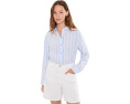 Рубашка Tommy Bahama Sea Stripe с длинным рукавом свободного кроя