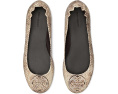Балетки Tory Burch Minnie Travel с кожаным логотипом складные