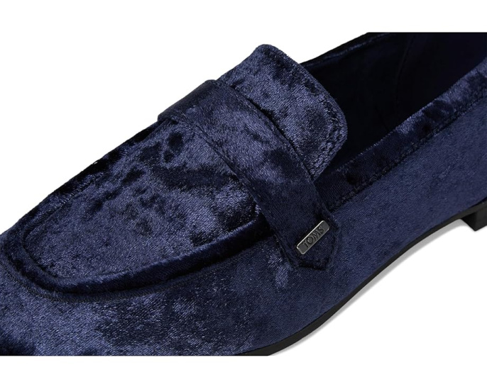 Лоферы TOMS Lynette из кожи с квадратным носком и ремешком