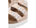 Босоножки Birkenstock Papillio Florida Platform с принтом на платформе