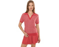 Топ Varley Ezrella Knit с воротником и ребристой отделкой