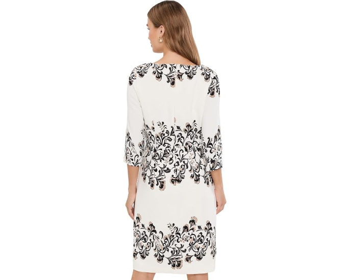 Placement Print Dress