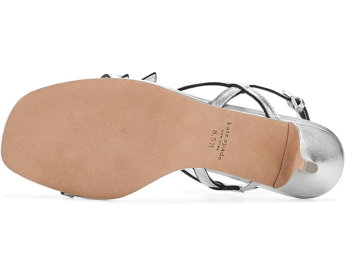 Сандалии на каблуке kitten heel Kate Spade New York Loop с ремешками и квадратным носком
