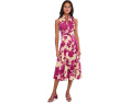 Calvin Klein Платье Sleeveless Floral Scuba A-line с цветочным принтом