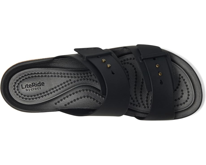 Сандалии Crocs Brooklyn Cork Buckle на пробковой платформе