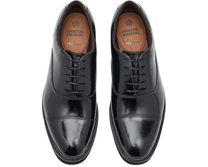 Туфли Tyson Dress Cap Toe Johnston Murphy из натуральной кожи