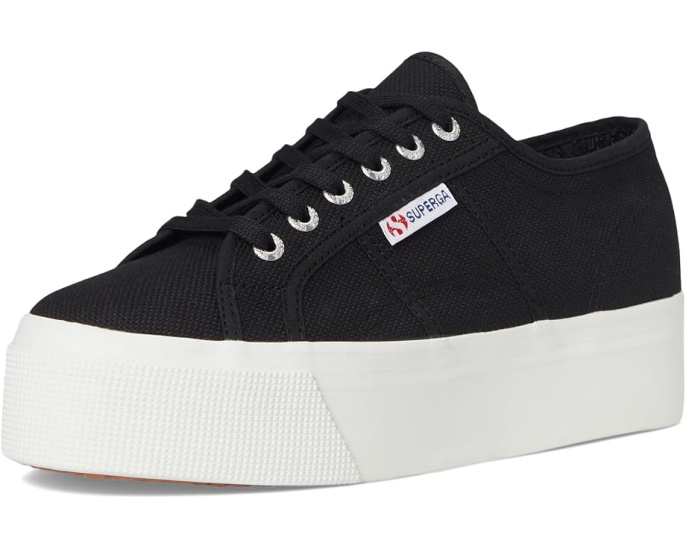 Кроссовки Superga 2790 Platform на платформе из хлопкового канваса